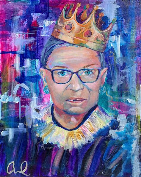 The Notorious Rbg By Artist Christina Carmel