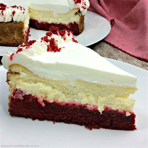 The Best Red Velvet Cheesecake Video Kitchen Fun With My 3 Sons