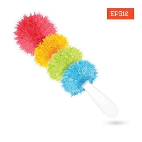 White Feather Duster Clip Art Illustrations Royalty Free Vector