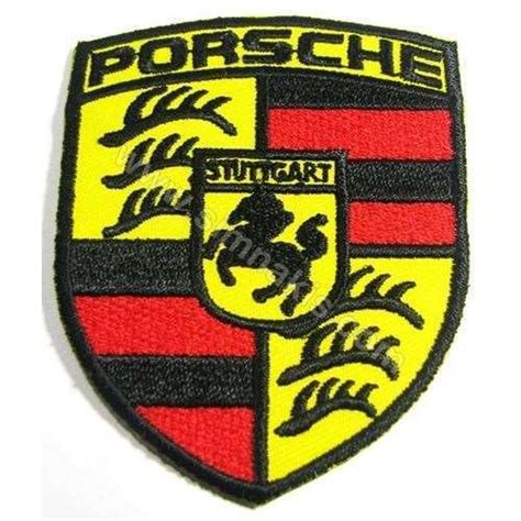 Porsche Logo Nakış İşleme Arma Amblemi Patch 9×75 Cm Patch Dünyası