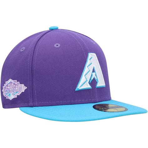 New Era Purple Arizona Diamondbacks Vice 59fifty Fitted Hat Modesens