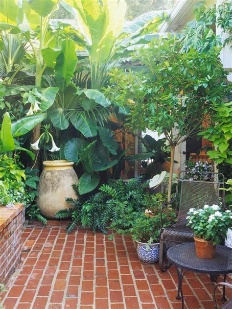 Inspiration for your tropical landscaping. 16 Simple Solutions for Small-Space Landscapes | Small ...
