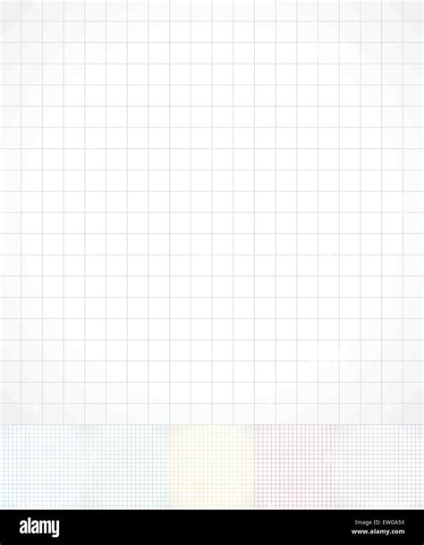 Gridded Wire Frame Paper Graph Paper Background In 6 Color Vector