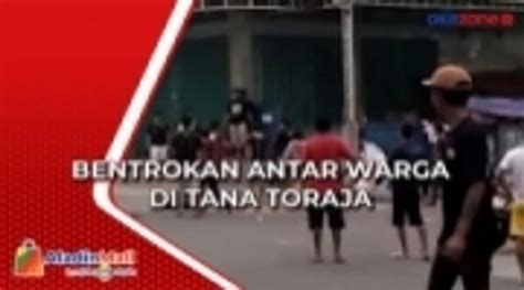 Bubarkan Bentrokan Antar Warga Di Tana Toraja Polisi Keluarkan