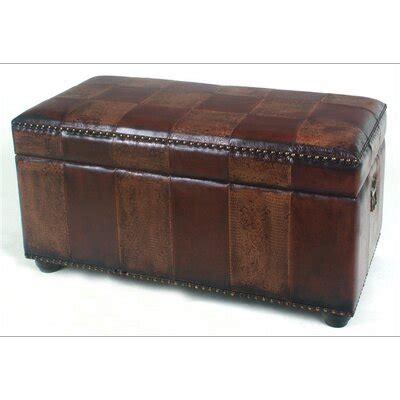 Is your bedroom in dire need of additional storage? International Caravan Faux Leather Bedroom Storage Trunk ...
