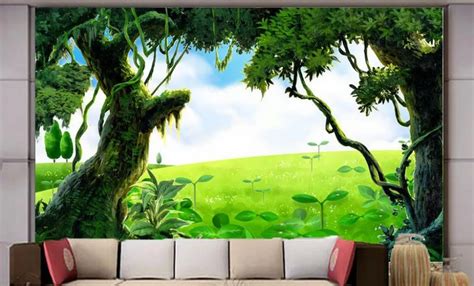 Customize 3d Photo Wallpaper Forest Forest Landscape 3d Wallpaper Walls