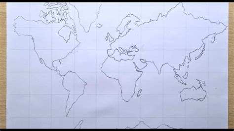 dünya haritası çizimi dünya haritası nasıl çizilir YouTube