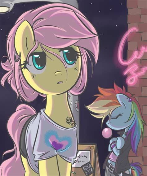 Fluttershy And Rainbow Dash My Little Pony Friendship Is Magic Fan Art