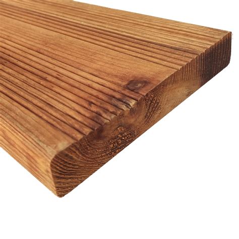 planche bois cl4 marron l 240 x l 14 5 cm x ep 27 mm leroy merlin