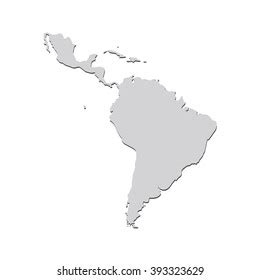 Mapa Latinoamerica Vector Blofer Kuy