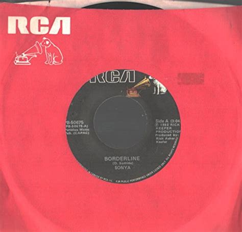 Sonya Borderline Dont Call Me 7 45 Vg Canada Rca Pb