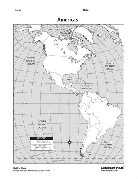 World Political Map Graphic Organizer For 5th 12th Grade Lesson Planet