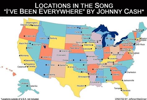 reddit locations in the song i ve been everywhere by johnny cash chicago city kansas city