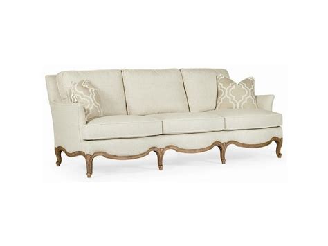 Century Signature Upholstered Accents Lyon French Sofa With Cabriole