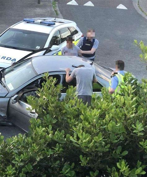 Dramatic Scene Images Show Moment Two Men Are Arrested After Woman Struck By Car In Ballyfermot