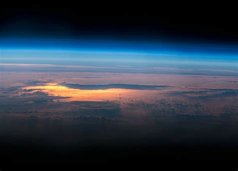 An Orbital Sunrise Seen From The Space Station Spaceref