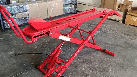 450kg Compact Motorcycle Scissor Lift Youtube