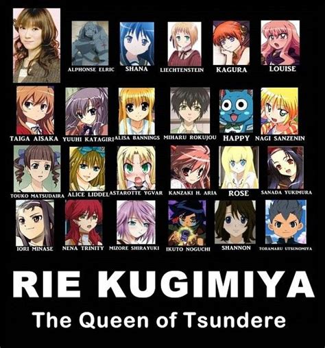Anime Tsundere Boy Anime Voice Actor Rie Kugimiya Anime Fandom