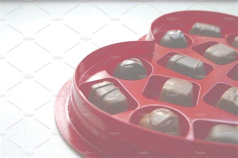 Heart Shaped Box Of Chocolates ~ Holiday Photos ~ Creative Market
