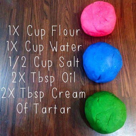 Always supervise children when making and playing with any slime recipe. Homemade Playdough | Homemade playdough, Homemade, Diy for ...