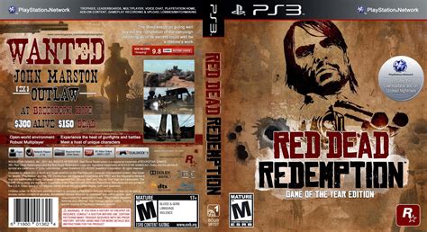 Capa Red Dead Redemption Game Of The Year Edition Ps3 Capas De Filmes