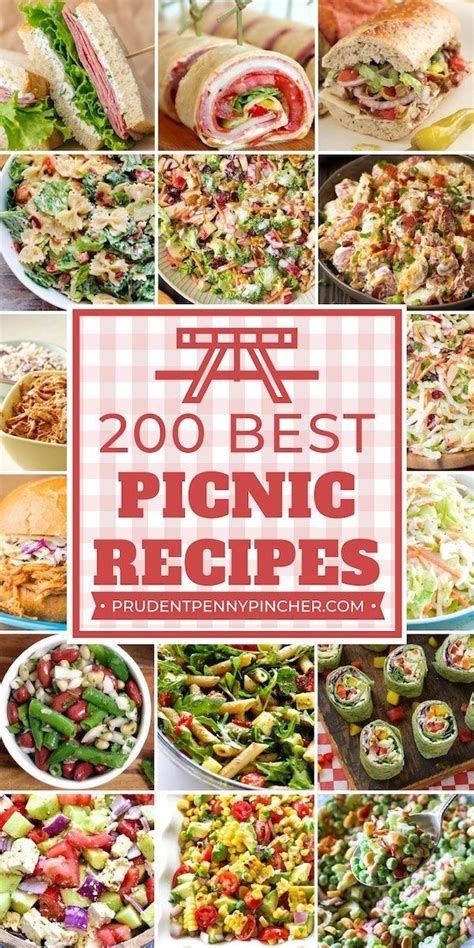200 Best Picnic Food Ideas Best Picnic Food Picnic Foods Easy