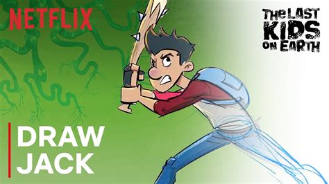 Learn To Draw Jack From Last Kids On Earth 🧟 Netflix After School Youtube