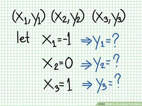 How To Do Linear Functions 8 Steps With Pictures Wikihow Life