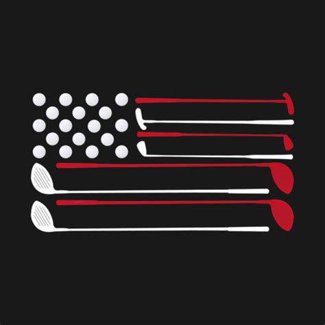 American Flag Golfer Usa Flag Golf T Golf T Shirt Teepublic