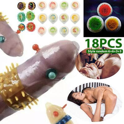 Pcs Adult Sensitive Orgasm Thin Latex Condoms Dotted Ribbed Stimulate Vaginal Ebay