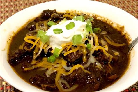 Texas Chili An Authentic Bowl Of Red Recipe Recipe Texas Chili