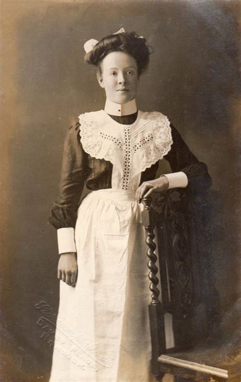 Edwardian Maid Uniform Vintage Portraits Vintage Photographs Vintage Photos Maid Outfit Maid