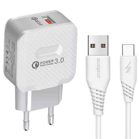 Carregador Celular Usb Fonte Tomada 3a Turbo Rápida Cabo Tipo C