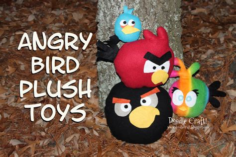 Doodlecraft Diy Angry Bird Plushies