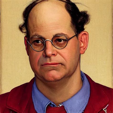 Frontal Portrait Of George Costanza A Portrait By Stable Diffusion
