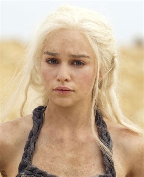 Daenerys Targaryen In Game Of Thrones That White Blonde Hair Is To Die