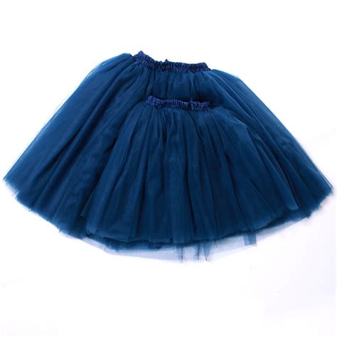 Mommy Me Outfits Set Ballerina Matching Tutu Puffy Midi Tulle Skirts