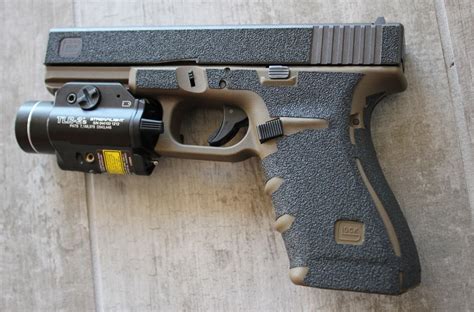 Tactical Rubber Textured Hand Gun Grip Tape Fits Gen 4 Glock 20 21