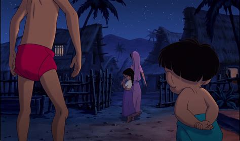Image Mowgli And Ranjan Are Both Watching Shanti Leave With Her Mother  Jungle Book Wiki