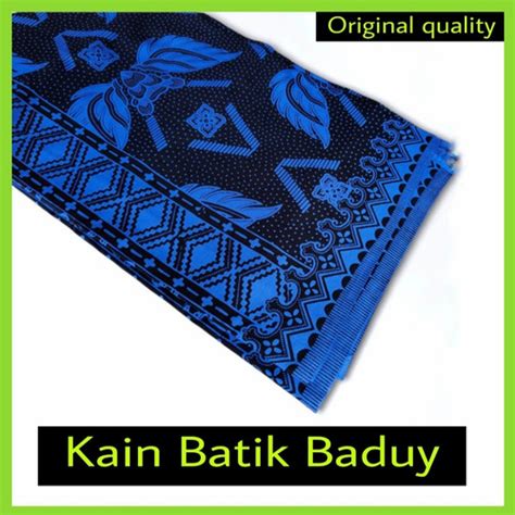 Jual Kain Batik Baduy Original Quality Batik Khas Suku Baduy Kab