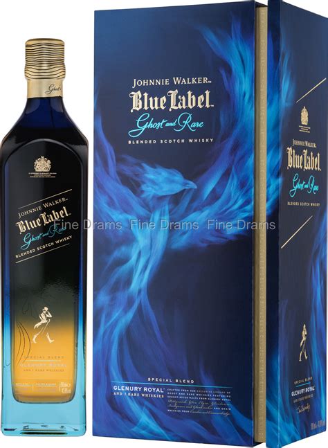 Johnnie Walker Blue Label Ghost And Rare Glenury Royal Whisky
