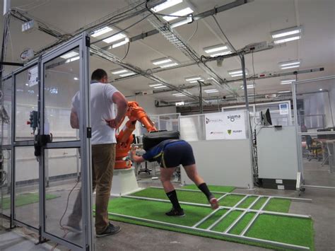 Un Robot Qui Joue Au Rugby Sciences Et Avenir