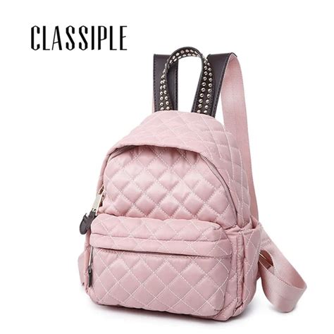 Girl Backpack High Quality Oxford Cloth Waterproof Classic Linge Girls Travel Backpacks Pink