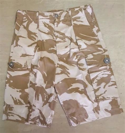New Original British Army Issue Dpm Desert Camo Shorts Various Sizes £