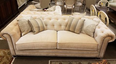 This Elegant Cream Tufted Sofa Is Priced At 495 Cream Tufted Sofa