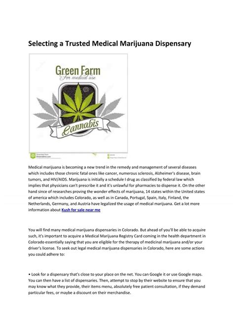 6 Best online Dispensary