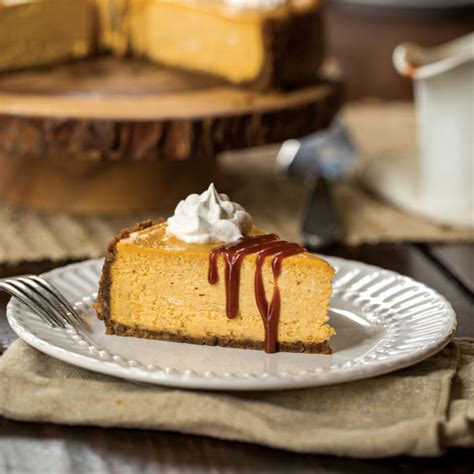 Spread out evenly and place in oven for 1 hour. Salted Caramel Pumpkin Cheesecake - Paula Deen Magazine
