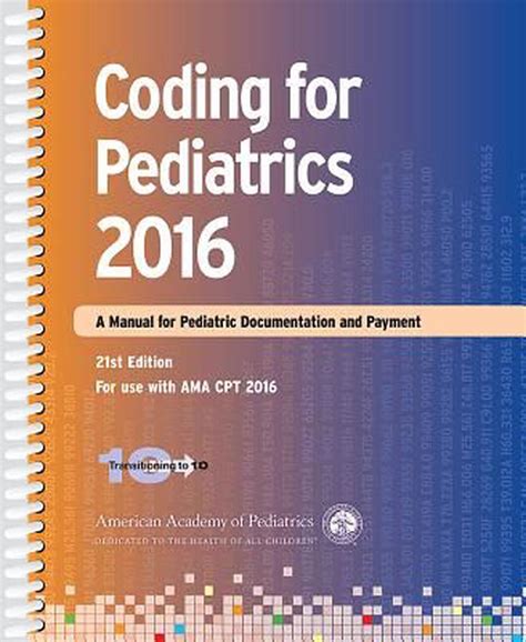 Coding For Pediatrics 2016 A Manual For Pediatric Documentation And