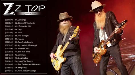 Zz Top Greatest Hits Best Songs Of Zz Top Top 20 Rock Songs Ever