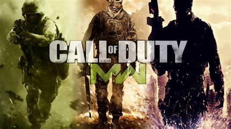Call of Duty Modern Warfare Poster 1366 x 768 HDTV Wallpaper